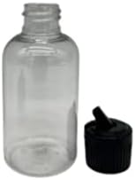 Természetes Gazdaságok 2 oz Tiszta Boston BPA MENTES Üveg - 6 db Üres utántölthető tartály - Illóolajok tisztítószerek -