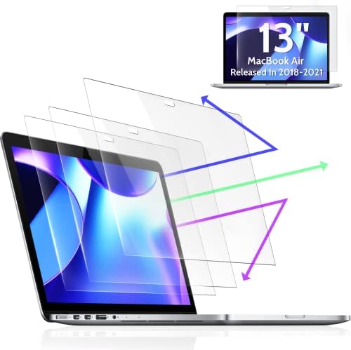 3 Db Anti Kék Fény, a Képernyő Védő Kompatibilis MacBook Air 13 Hüvelyk(2018-2021,M1)&MacBook Pro 13In(-2022,M1,M2),