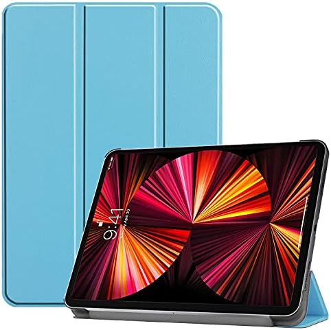 UCAMI Tablet PC Esetben Kompatibilis iPad Pro 11 2018/2020/2021 Tabletta Esetben Könnyű Trifold Állni PC Nehéz Vissza Coverwith