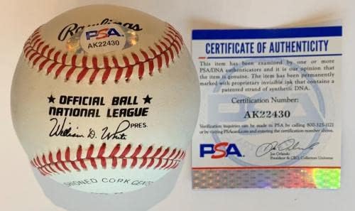Tom Seaver aláírt NL Baseball dedikált tiszta PSA coa [Mets] - Dedikált Baseball