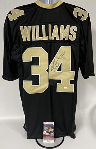 Ricky Williams Aláírt Aláírt New Orleans-i Labdarúgó Jersey - SZÖVETSÉG COA