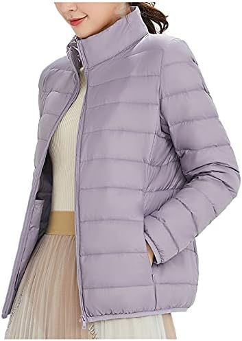 Télen Vastagabb Meleg Kabát Női Kapucnis Pakolható Ultra Könnyű Súlya Rövid Kabát