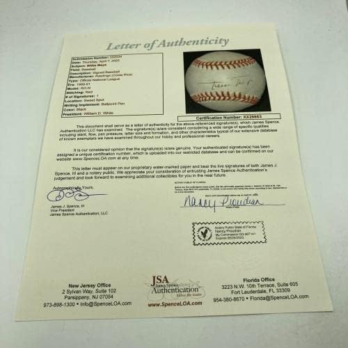 Willie Mays Aláírt Nemzeti League Baseball SZÖVETSÉG COA - Dedikált Baseball