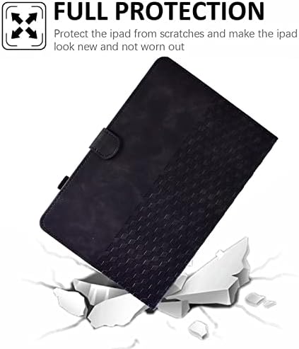 Tablet PC Esetekben Prémium Bőr tok Kompatibilis a Samsung Galaxy Tab EGY 10.1 2019 SM-T510/T515 Tablet,Okos Mágneses Flip-Szeres