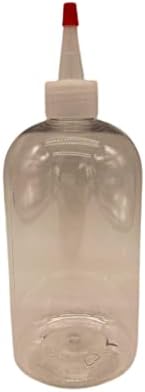 16 oz Tiszta Boston Műanyag Palackok -3 Csomag Üres Üveget utántölthető tartály - Illóolajok - Haj - tisztítószerek - Aromaterápia