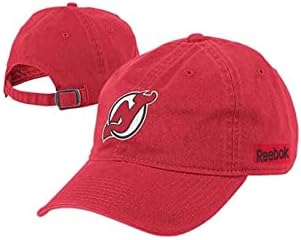 Reebok New Jersey Devils Piros Alapvető Logó széles karimájú Kalap - EA99Z