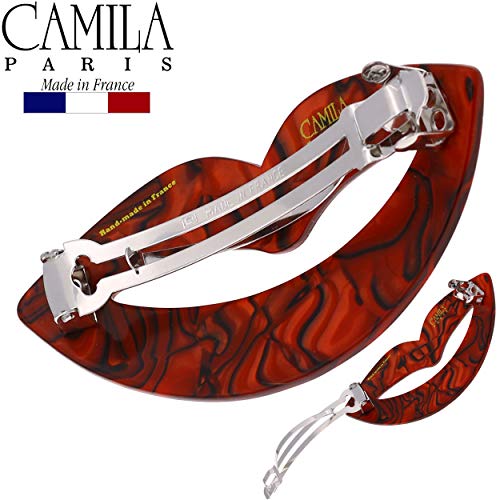 Camila Párizs CP2970 francia Haj Hajcsat Klip a Lányok, Kézzel készített Csók Piros, Erős tartás Tartás Haj Klipek a Nők,