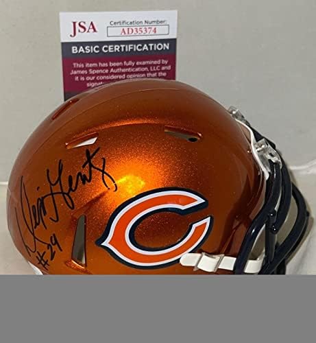 Dennis Gentry aláírt Chicago Bears Flash mini sisak dedikált SZÖVETSÉG - Dedikált NFL Mini Sisak
