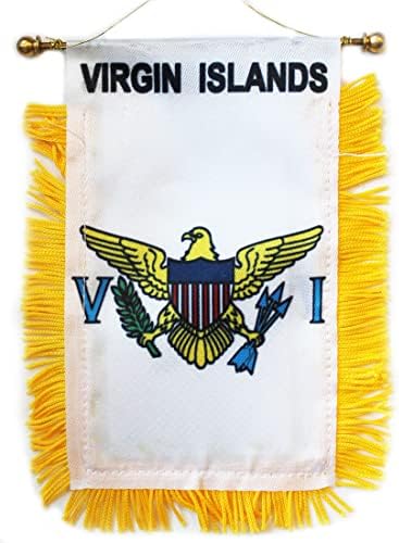 Flagline az amerikai Virgin-Szigetek - Boksz Kesztyű, Ablak Fogas Combo