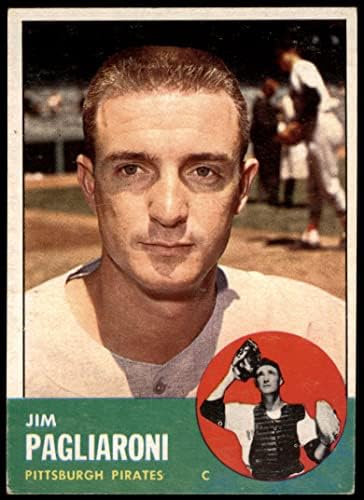 1963 Topps 159 Jim Pagliaroni Pittsburgh Pirates (Baseball Kártya) VG/EX Kalózok