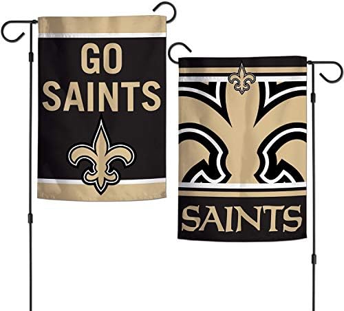 Stockdale WinCraft New Orleans Saints Csapata 2-Oldalas 12 x 18 Kert Zászló