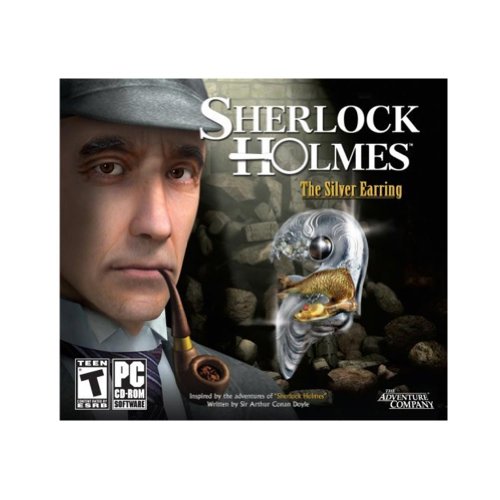 Dreamcatcher Sherlock Holmes Ezüst Fülbevaló