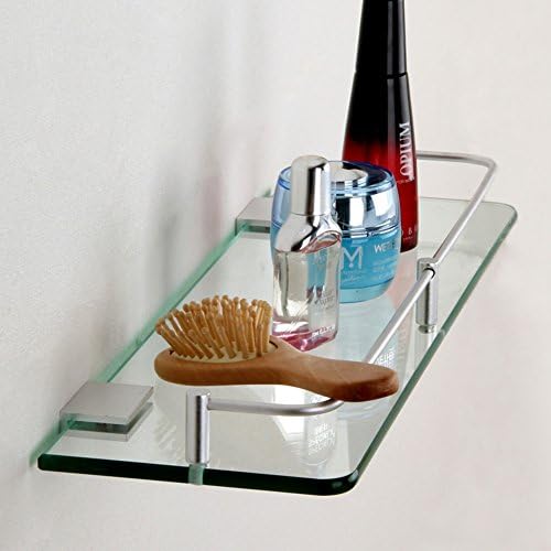 Üveg polc,Alumínium polc üveg polc egyrétegű tér fürdőszoba polc-fürdőszoba-C