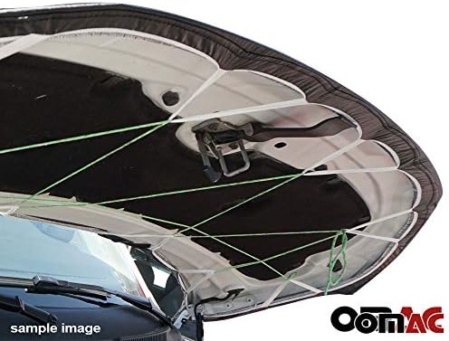 OMAC Klasszikus Mintás Teljes Hood Melltartó Ram ProMaster 2014-2023 Fekete előlap Maszk - Bonnet Melltartó, Autó Tartozékok
