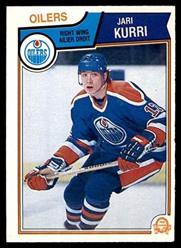 1983 O-Pee-Chee 34 Jari Kurri Edmonton Oilers-Jégkorong (Hoki-Kártya) EX Oilers-Hoki