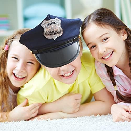 Amosfun Brit Ajándék 2db Fél Rendőrség Kalap Gyerekek Teljesítményét Kalap Brit Rendőrség Kalap Fél Anglia Ajándékok
