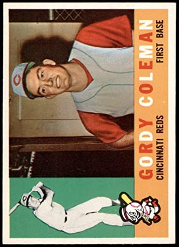 1960 Topps 257 Gordy Coleman Cincinnati Reds (Baseball Kártya) NM/MT Vörösök