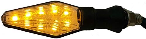 MotorToGo Fekete Szekvenciális Lámpa irányjelző Lámpák LED-es irányjelző Index Mutatók Kompatibilis a 2001-Triumph Tiger