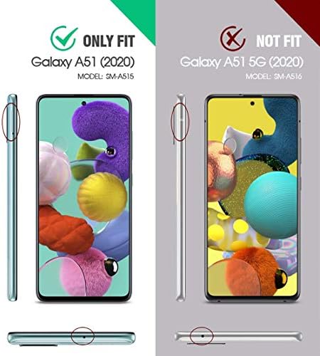 Telefon tok Samsung Galaxy a51-es 4G Tárca Esetben Edzett Üveg kijelző Védő fólia, illetve Bőr Flip Cover Kártya-tartó Állvány