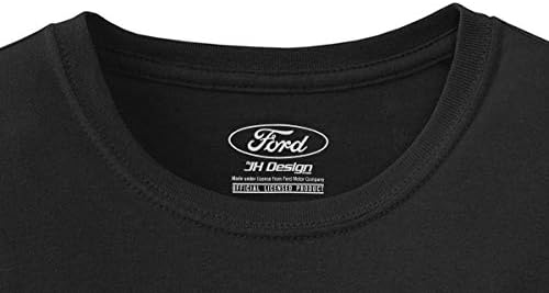 NP DESIGN CSOPORT Férfi Ford Mustang T-Shirt bajba jutott Amerikai Zászló Legénység Nyak Póló