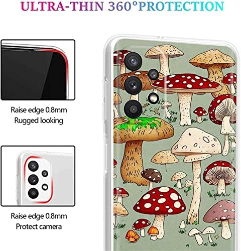 Kompatibilis a Samsung Galaxy A53 5G Ultra Cottagecore az Esetben, Aranyos Cottagecore Erdei Gomba Gomba Vintage Trendi Grafikus