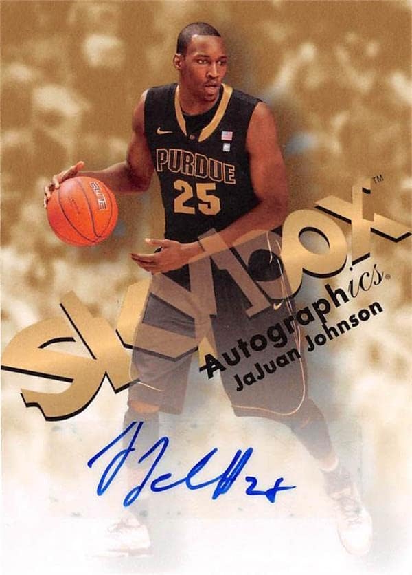 JaJuan Johnson aláírt Kosárlabda Kártya (Purdue Boilermakert) 2012-Es cellába zárnak Újonc 98AUJJ - Dedikált Egyetemi Kosárlabda