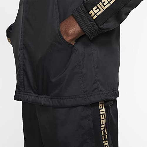 Nike Giannis Jön Amerikába Őrült 1 Teljes Zip Fekete Dzsekit viselt