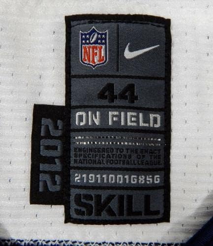 2012-es Dallas Cowboys Sean Lissemore 95 Játék Kiadott Haditengerészet Jersey Hálaadás TB 0 - Aláíratlan NFL Játék Használt
