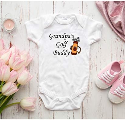 Nagyapa Golf Haver, Aranyos, Vicces Baba Body Újszülött Csecsemő Rugdalózó Ajándék