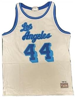 Jerry West Aláírt Los Angeles Lakers (Otthon Fehér) Jersey PSA/DNS - Dedikált NBA Mezek