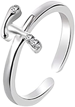 2023 Új, Teljes Gyémánt Cirkon Gyűrű Női Divat Ékszerek Legnépszerűbb Tartozékok Szóbeli Gyűrű (F, Egy Méret)