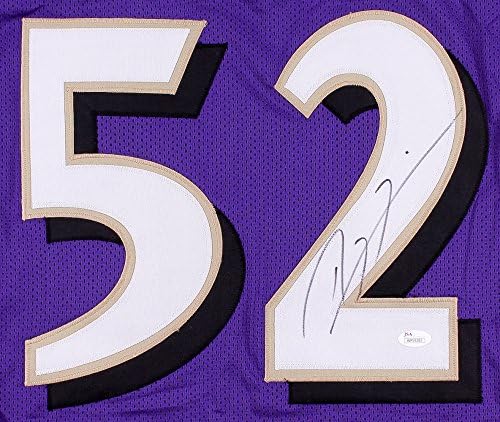 Ray Lewis aláírt lila jersey Szövetség witn hologram & coa Baltimore Ravens autogramot