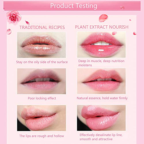 Ajak Szivattyúzás Eszköz szájfény Rose táplálkozás peptid ajak anti-aging bőrápoló balzsam cosmet termékek Rúzs Igazán Szépség