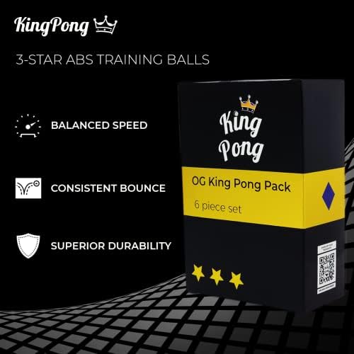 King-Pong Asztalitenisz Golyókat, 3-Csillagos 40+ Fehér Ping-Pong Labdák