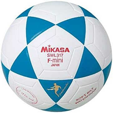Mikasa D94 Beltéri Sorozat Futball-Labda, Kék, Fehér, 2