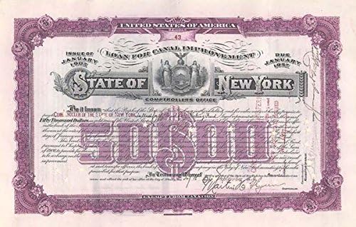 New York állam - Hitel-Csatorna Javítása Bond