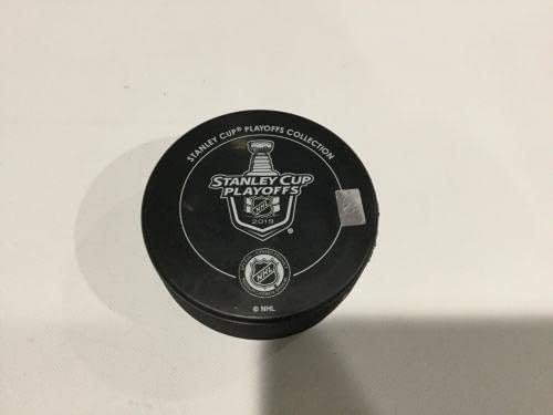 Robby Fabbri Aláírt 2019 Stanley-Kupa Bajnokok St. Louis Blues Jégkorong c - Dedikált NHL Korong