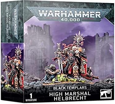 A Warhammer 40,000 Fekete Templomosok: Magas Marsall Helbrecht Miniatűr