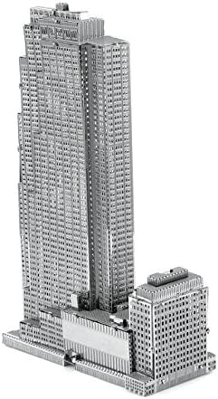 Fém Föld 30 Rockefeller Plaza 3D-s, Fém Modell Kit Csomag Csipesz Fascinations