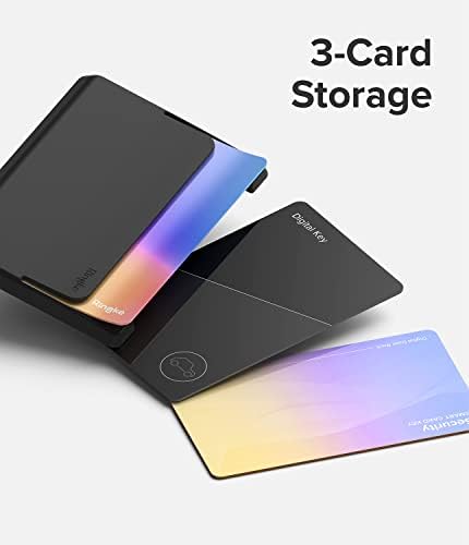 Ringke Oldalsó Nyílás Kártya Tartóját [2 Csomag] Kompatibilis iPhone, Galaxy Okostelefonok, Ragasztó Stick A Pénztárcája
