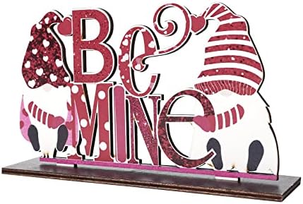 Miniatűr Törpék, Karácsony, Valentin Nap, Fából készült asztali Dekoráció Jobban Szeretlek Fa Gnome Blokk Alá Dekoráció Édes