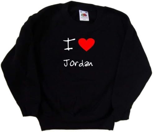 Én Szerelmes Szív Jordan Fekete Pulóver