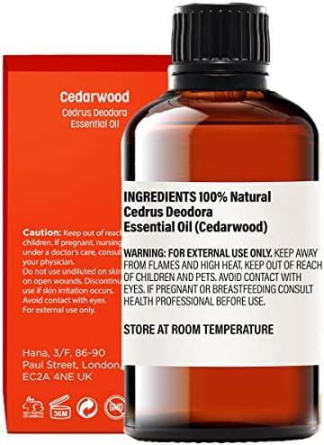 Cedarwood Olaj a Haj Növekedési & Citromfű illóolaj a Diffúzor Set - Tiszta Terápiás Minőségű Illóolajok Set - 2x1 fl