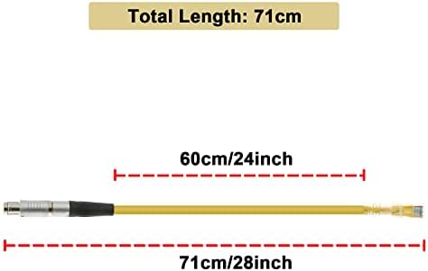Alvin Kábel Ethernet-Kábel a Fantom VEO-S| UHS| T-Sorozat| v2640 Onyx| Flex4K Kamera Fischer 8 Pin RJ45 Kábel 71cm|28inches