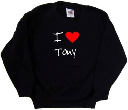 Én Szerelmes Szív Tony Fekete Pulóver