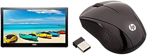 AOC I1659FWUX 15.6, USB-Meghajtású Hordozható Monitor, Full HD 1920x1080 IPS, Beépített Állvány, VESA & HP Vezeték nélküli